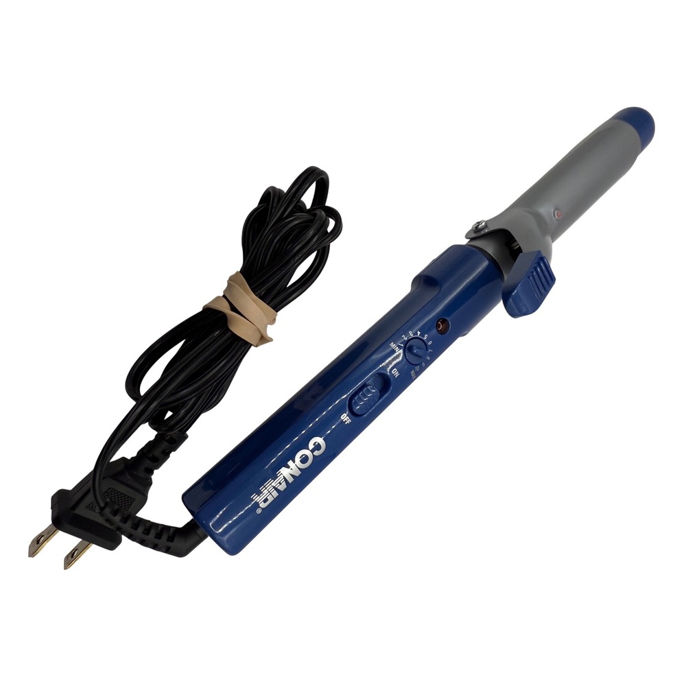 ConAir Blue Curling‎ Iron 1 Inch Hot Hair Styler Beauty Tool